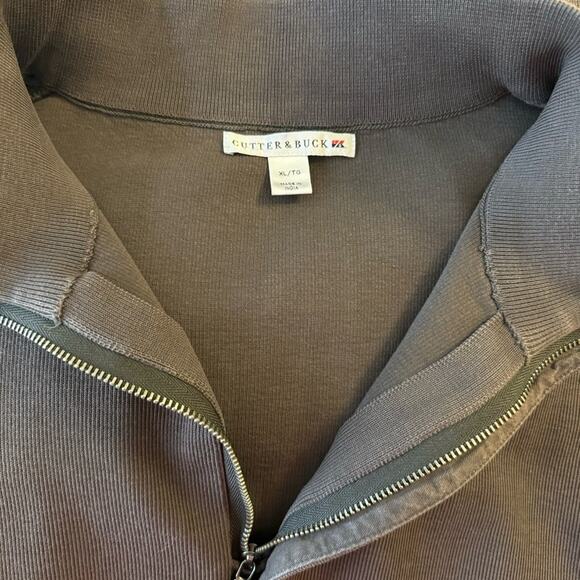 CUTTER & BUCK Stonewashed Pullover Quarter Zip Supima Cotton Men’s Size XL - Picture 3 of 7